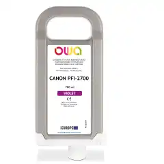TB Blekkpatron PFI-2700V Fiolett (700ml), ersatter Canon 5296C001