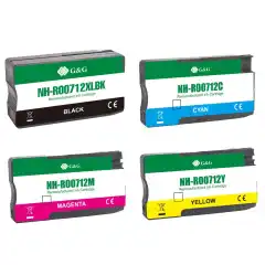 TB Blekkpatron Pakke 712 Sort/CMY (80ml/3x29ml)