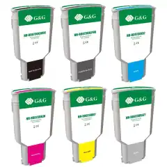 TB Blekkpatron Pakke 730 2xSort/CMY/Grå (6x300ml)