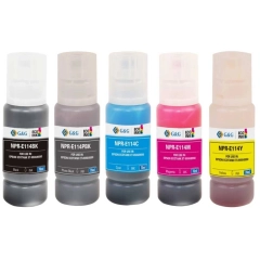 TB Blekkpatron Pakke No.114 Sort/BK/CMY (5x70ml)
