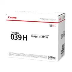 Canon Toner 039H Sort Høykapasitet (25.000 sider)