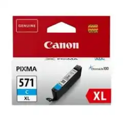 Canon Blekkpatron CLI-571CXL Cyan Høykapasitet (11ml) (680 sider)