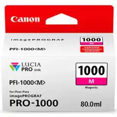 Canon Blekkpatron PFI-1000M Magenta (80ml)