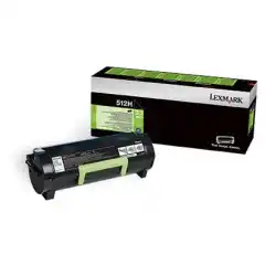Lexmark Toner Sort 512H Høykapasitet (5.000 sider)