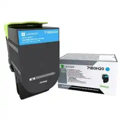 Lexmark Toner Cyan Høykapasitet (3.500 sider)