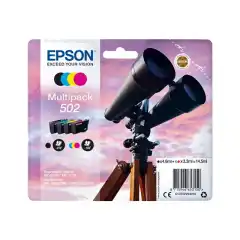 Epson Blekkpatron Pakke No.502 Sort/CMY (4.6ml/3x3.3ml)