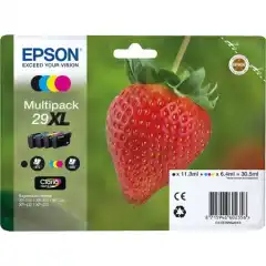 Epson Blekkpatron Pakke No.29XL Sort/CMY Høykapasitet (11.3ml/3x6.4ml)