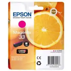 Epson Blekkpatron No.33 Magenta (4.5ml)
