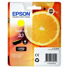 Epson Blekkpatron No.33 Gul (4.5ml)