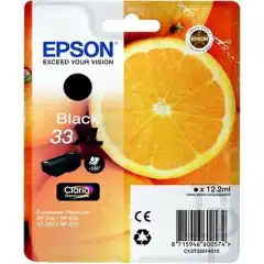 Epson Blekkpatron No.33XL Sort Høykapasitet (12.2ml)