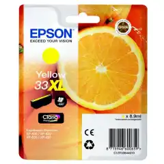 Epson Blekkpatron No.33XL Gul Høykapasitet (8.9ml)