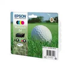 Epson Blekkpatron Pakke No.34 Sort/CMY (6.1ml/3x4.2ml)