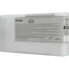 Epson Blekkpatron T6537 Lys Sort (200ml)