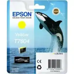 Epson Blekkpatron T7604 Gul (25.9ml)