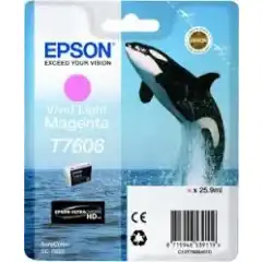Epson Blekkpatron T7606 Lys Magenta (25.9ml)