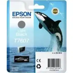 Epson Blekkpatron T7607 Lys Sort (25.9ml)