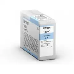 Epson Blekkpatron T8505 Lys Cyan (80ml)
