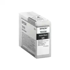 Epson Blekkpatron T8508 Matt Sort (80ml)