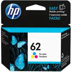 HP Blekkpatron No.62 Farge (165 sider)