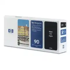 HP Skriverhode & Renser No.90 Sort (44ml)
