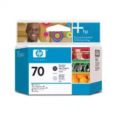 HP Skriverhode No.70 Foto Sort & Lys Grå (130ml)
