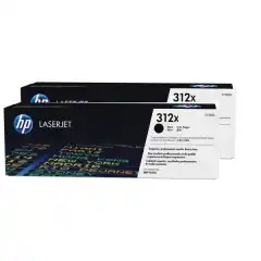 HP Toner 312X Sort Høykapasitet 2stk (2x4.400 sider)