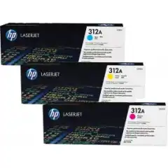 HP Tonerpakke 312A Cyan/Magenta/Gul (3x2.700 sider)