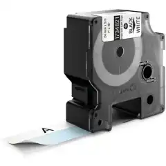 Dymo Label Selv-Laminerende Sort på Hvit 24mm 5.5m S0773860