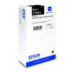 Epson Blekkpatron T7551 Sort XL (100ml) (5.000 sider)