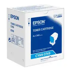 Epson Toner Cyan 0749 (8800 sider)