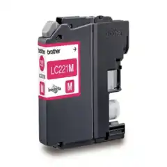 Brother Blekkpatron LC-221M Magenta (3.9ml) (260 sider)