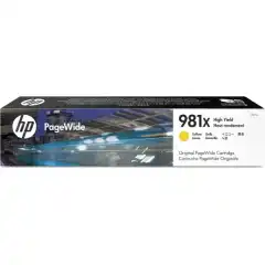 HP Blekkpatron No.981X Gul Høykapasitet (114ml)