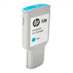 HP Blekkpatron No.728 Cyan Høykapasitet (300ml)