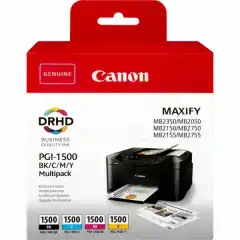 Canon Blekkpatron Pakke PGI-1500 BK/CMY (12.4ml/3x4.5ml)