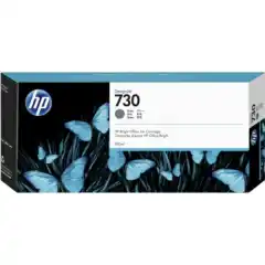 HP Blekkpatron No.730 Grå Høykapasitet (300ml)