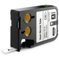 Dymo DirectLabel-etikett Krympe Strømpe Sort på Hvit 12mm 1868810 (2.7m)
