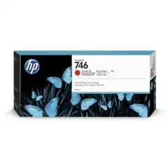 HP Blekkpatron No.746 Rød Chromatic (300ml)