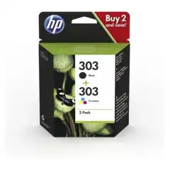 HP Blekkpatron Pakke No.303 Sort/Farge (4ml/4ml)
