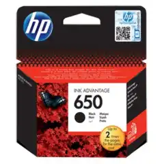 HP Blekkpatron No.650 Sort (13.5ml) (360 sider)