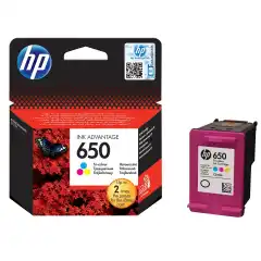 HP Blekkpatron No.650 Farge (200 sider)