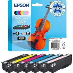 Epson Blekkpatron Pakke No.250 Sort/CMY/LC/LM (5.3ml/5x4.8ml)