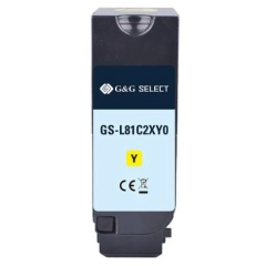 TB Toner Gul Ekstra Høykapasitet (16.200), erstatter Lexmark 81C2XY0