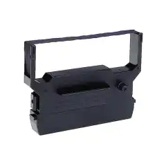 Armor Fargebånd Nylon Sort/Rød 1stk, erstatter Citizen DP600