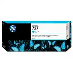 HP Blekkpatron No.727 Cyan Høykapasitet (300ml)