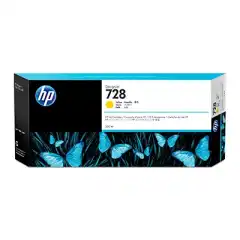 HP Blekkpatron No.728 Gul Høykapasitet (300ml)