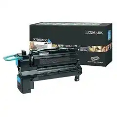 Lexmark Toner Cyan X792X1CG Høykapasitet Return (20.000 sider)