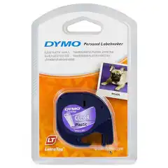 Dymo 12267 LT Label Tape Sort på Blank 12mm (4m) S0721530