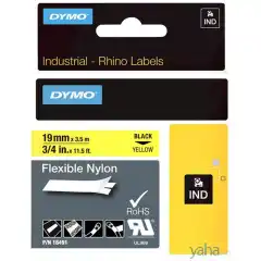 Dymo Tape D1 permanent 19mmx5,5m gul