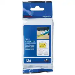 Brother Tape FLE-6511 21x45mm sort/gul