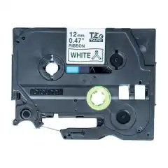 Brother Tape TZE-R231 12mmx4m sort/hvit